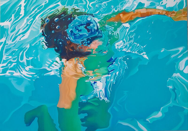 Deep into my soul - a Paintings by Ema Carvi Art